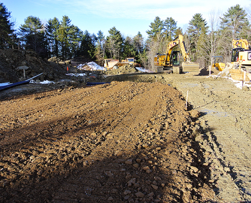 Road Base Past Periwinkle Drive