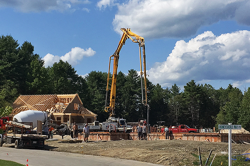 2nd Model Cottage Foundation Pour