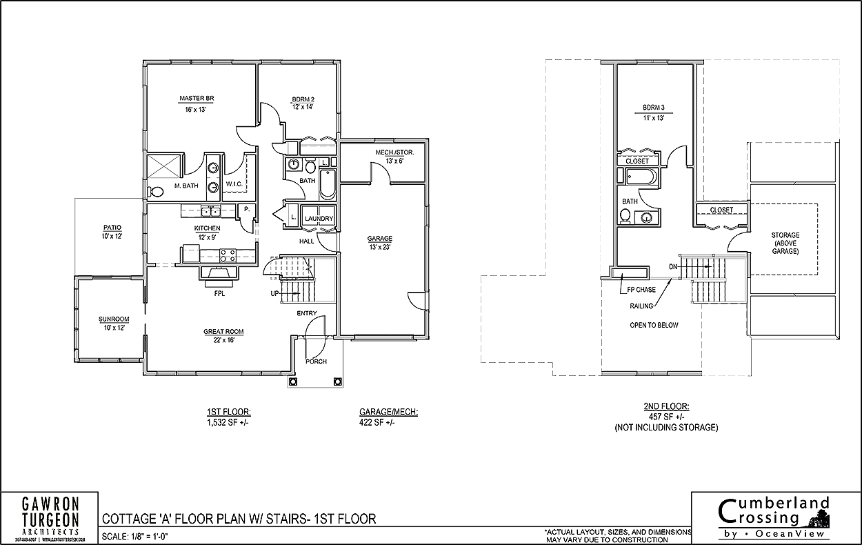 Retirement Cottage House Plans | Cumberland Crossing