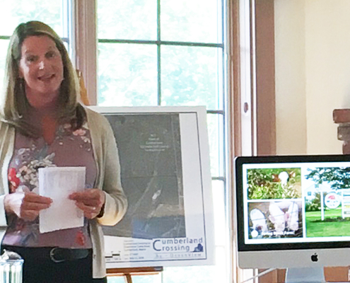 Penny Asherman, Board President of the Chebeague & Cumberland Land Trust