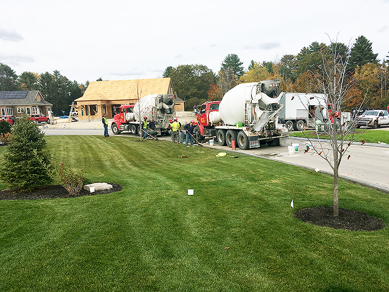 Periwinkle Drive Curbing