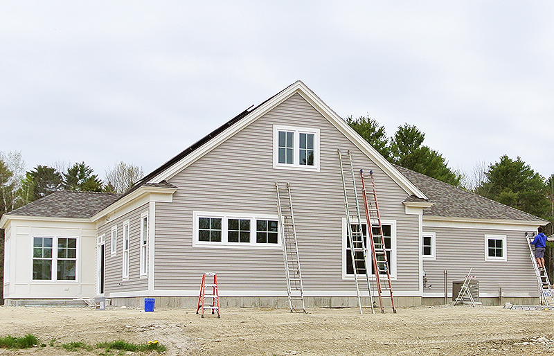 Model Cottage Rear Exterior Painting