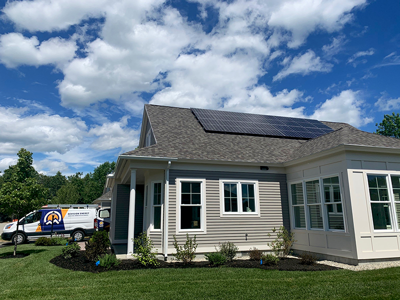 ReVision Energy installing first Tesla Powerwall at Cumberland Crossing.