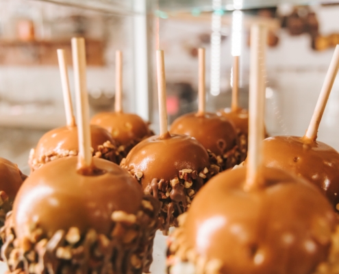 Caramel Apples | Healthy Halloween Treats