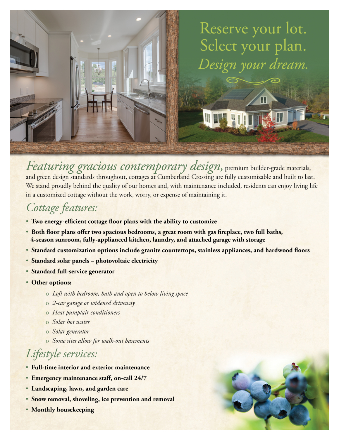 Brochure Cumberland Crossing by OceanView